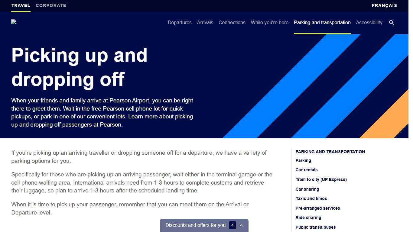 Toronto Airport Pickup and Dropoff Pearson Airport Pearson Airport